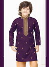 Lavender Colour MAGNET Poly Digital Print Work Kids Latest Kurta Pajama Collection MG-05